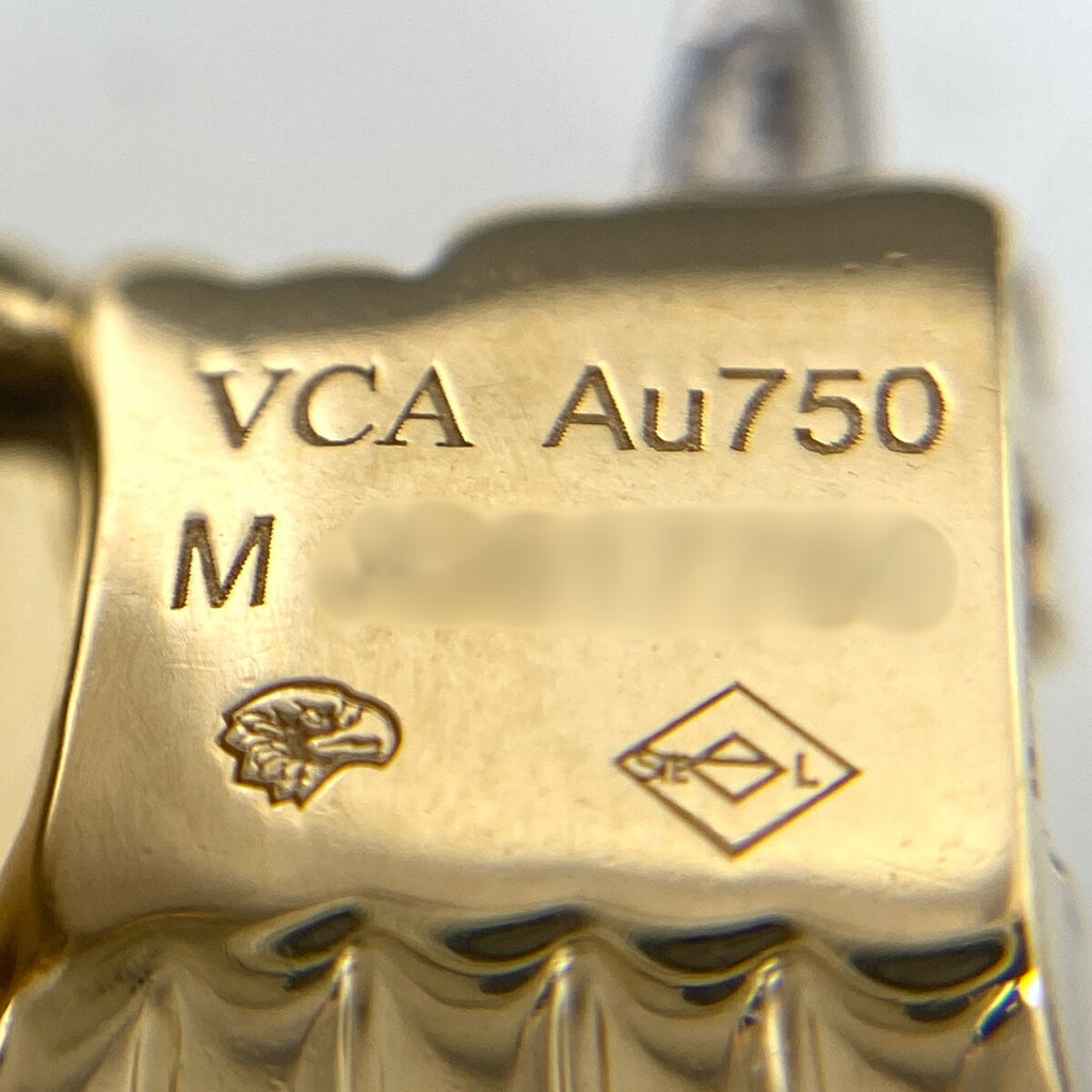 ヴァンクリーフ＆アーペル ペルレシニアチュール バングル YG イエローゴールド 腕輪 バングル 750 レディース 【中古】brjwl