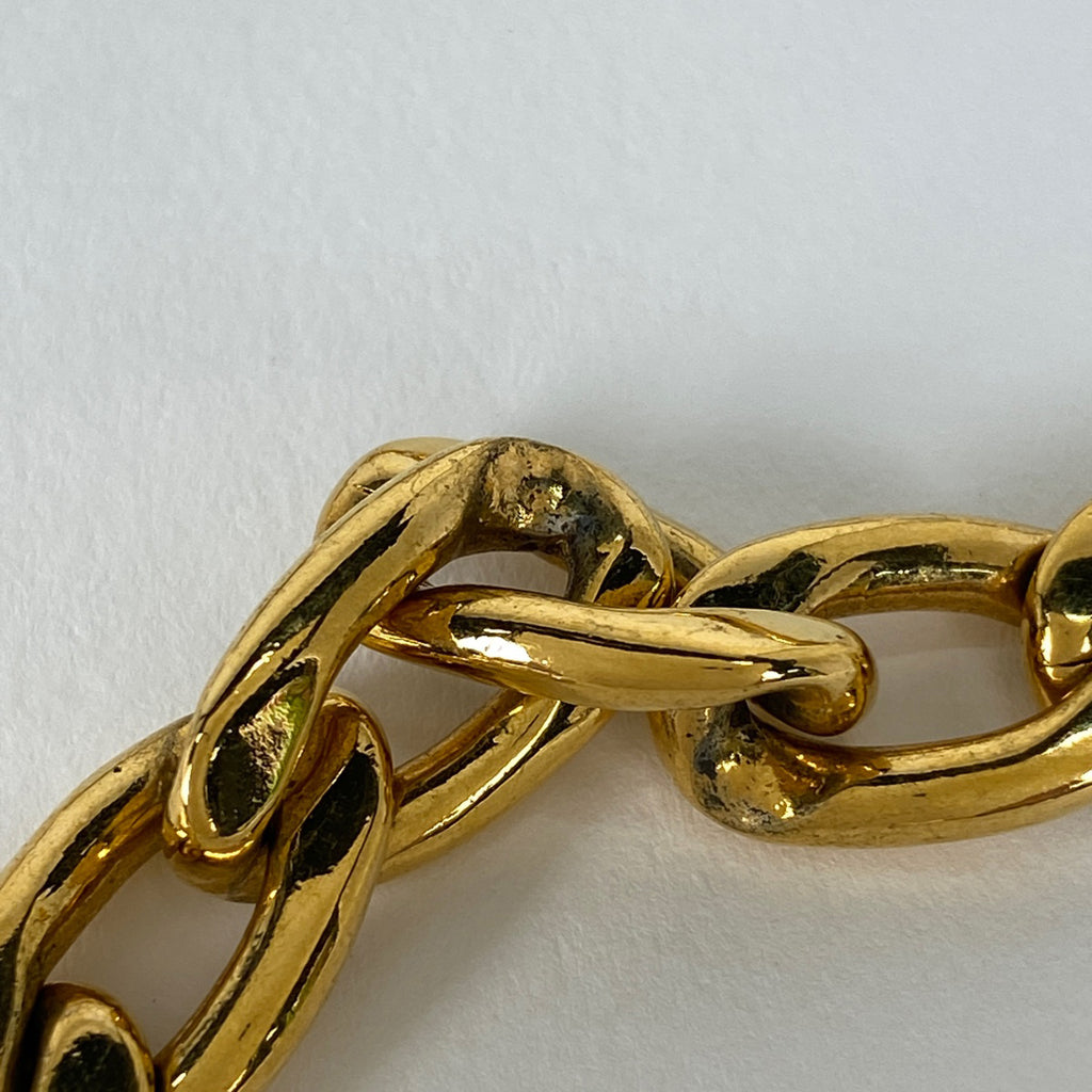 シャネル ココマーク チェーン ベルト コイン 94P刻印 GP ゴールド レディース 【中古】brbag