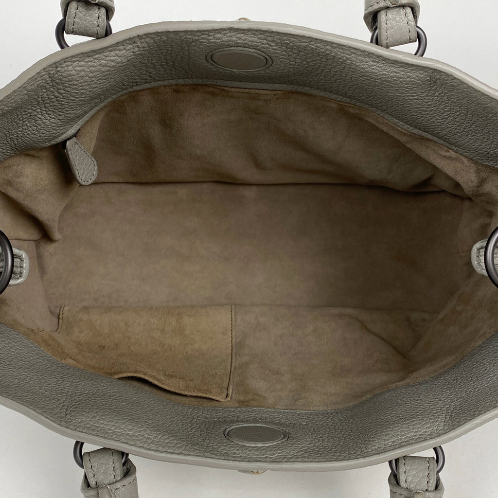 ボッテガヴェネタ イントレチャート ハンドバッグ 2WAY ショルダーバッグ ハンドバッグ レザー グレー レディース 【中古】brbag