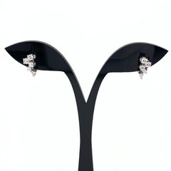 タサキ メレダイヤ デザインイヤリング プラチナ イヤリング Pt900 ダイヤモンド レディース 【中古】brjwl