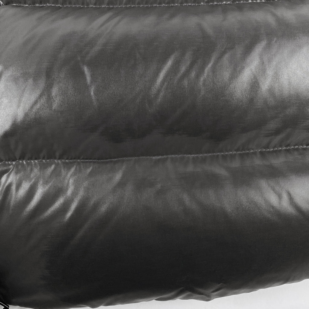 モンクレール ハドソン フーディ ダウンコート ファー ベルト付き アウター ダウンコート グレー レディース 【中古】brapp