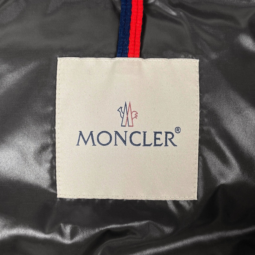 モンクレール ハドソン フーディ ダウンコート ファー ベルト付き アウター ダウンコート グレー レディース 【中古】brapp