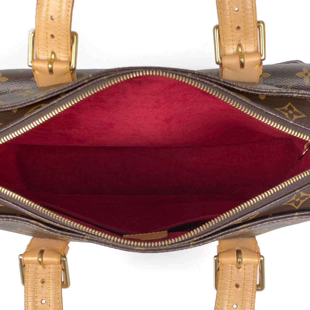 ルイ・ヴィトン ミュルティプリ シテ ハンドバッグ 肩掛け トートバッグ モノグラム ブラウン M51162 レディース 【中古】brbag