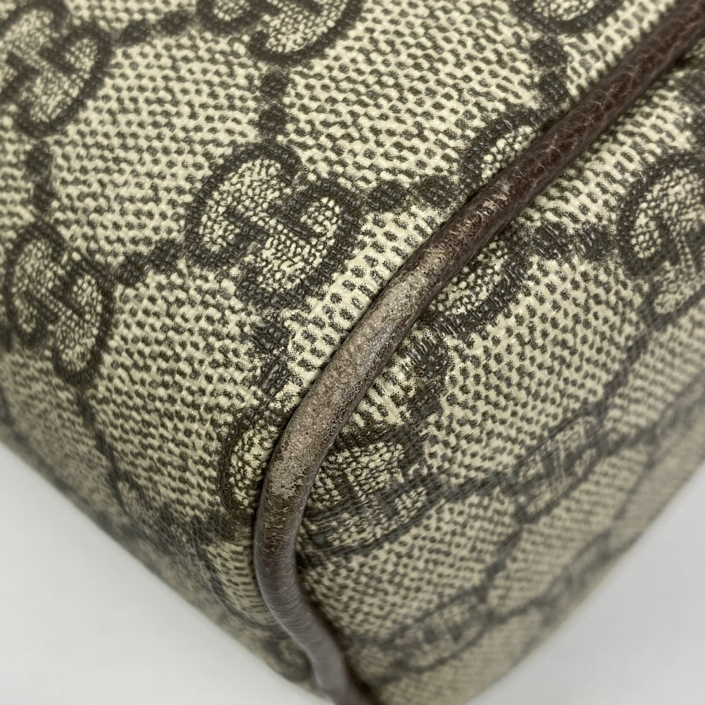 グッチ オフィディアGG スモール ショルダーバッグ GGスプリーム シェリーライン ウェブ ショルダーバッグ コーティングキャンバス ベージュ ブラウン 517080 レディース 【中古】brbag