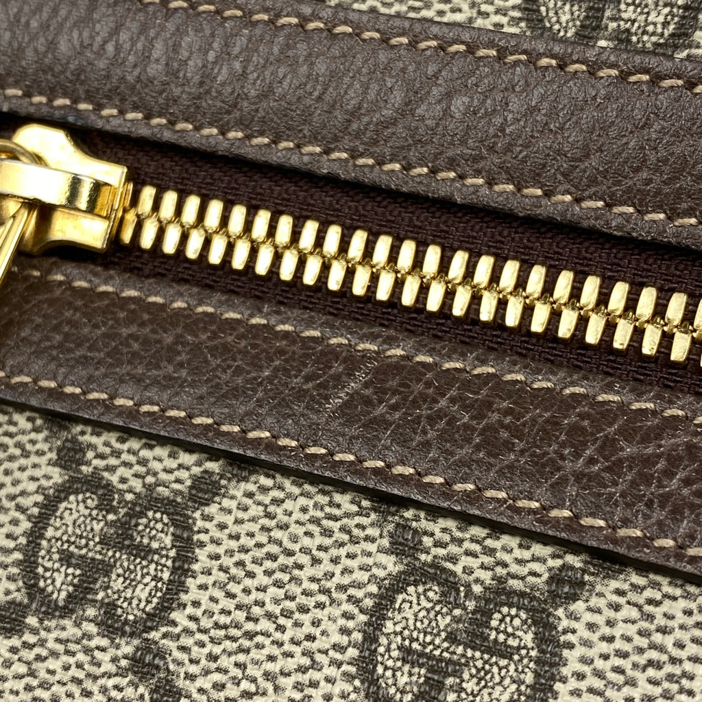 グッチ オフィディアGG スモール ショルダーバッグ GGスプリーム シェリーライン ウェブ ショルダーバッグ コーティングキャンバス ベージュ ブラウン 517080 レディース 【中古】brbag