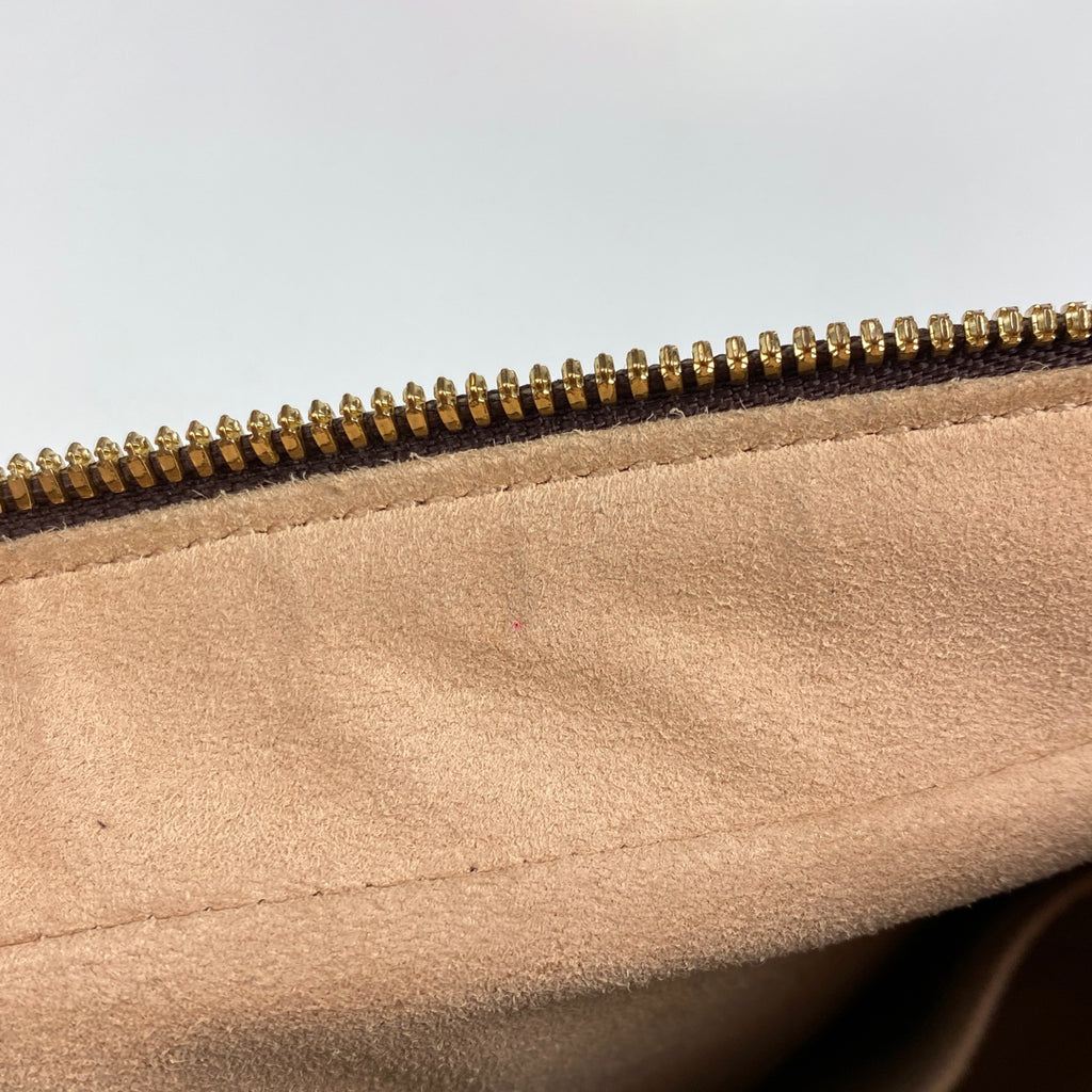 グッチ オフィディアGG スモール ショルダーバッグ GGスプリーム シェリーライン ウェブ ショルダーバッグ コーティングキャンバス ベージュ ブラウン 517080 レディース 【中古】brbag