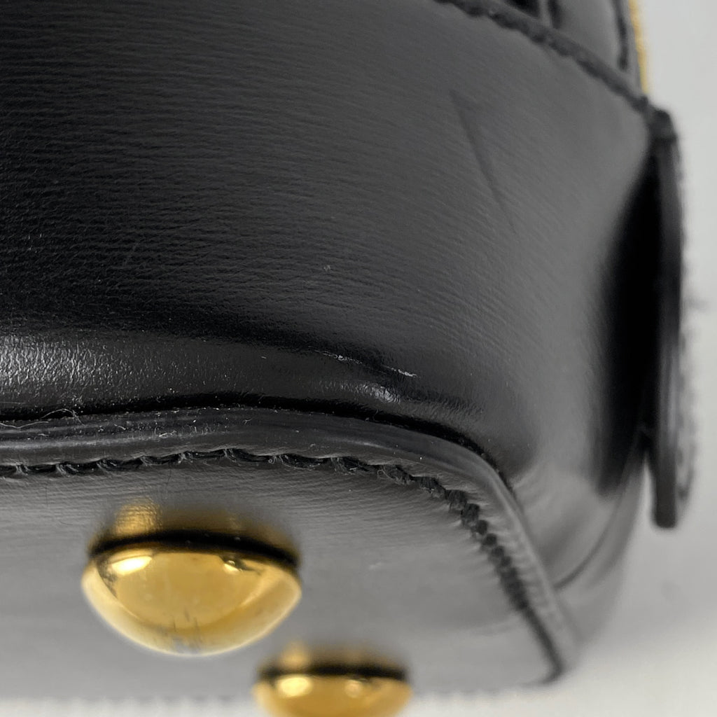 グッチ ホースビット 1955 スモール トップハンドルバッグ 手提げ ハンドバッグ レザー ブラック 621220 レディース 【中古】brbag