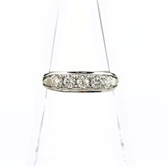 メレダイヤ デザインリング リング 15号 Pt900 ダイヤモンド レディース ノンブランドジュエリー 【中古】nbjwl