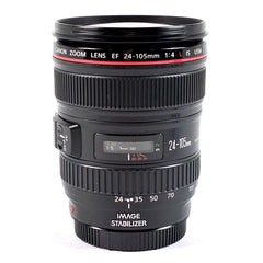 キヤノン Canon EF 24-105mm F4L IS USM 一眼カメラ用レンズ（オートフォーカス） カメラ 【中古】cambb