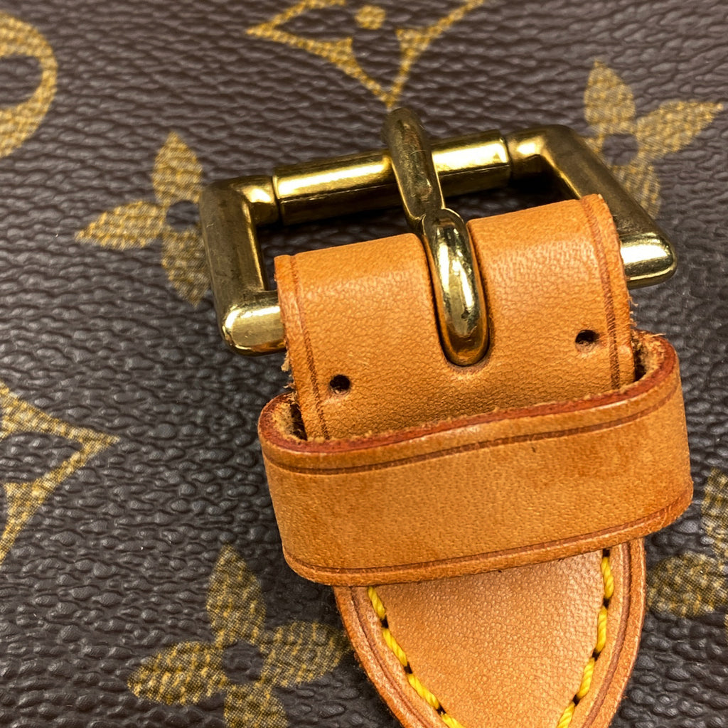 ルイ・ヴィトン モンスリ GM バックパック デイパック リュック モノグラム ブラウン M51135 レディース 【中古】brbag