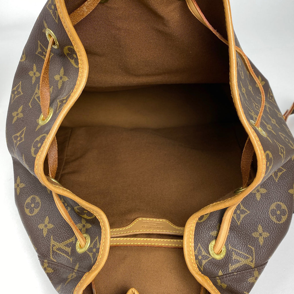 ルイ・ヴィトン モンスリ GM バックパック デイパック リュック モノグラム ブラウン M51135 レディース 【中古】brbag