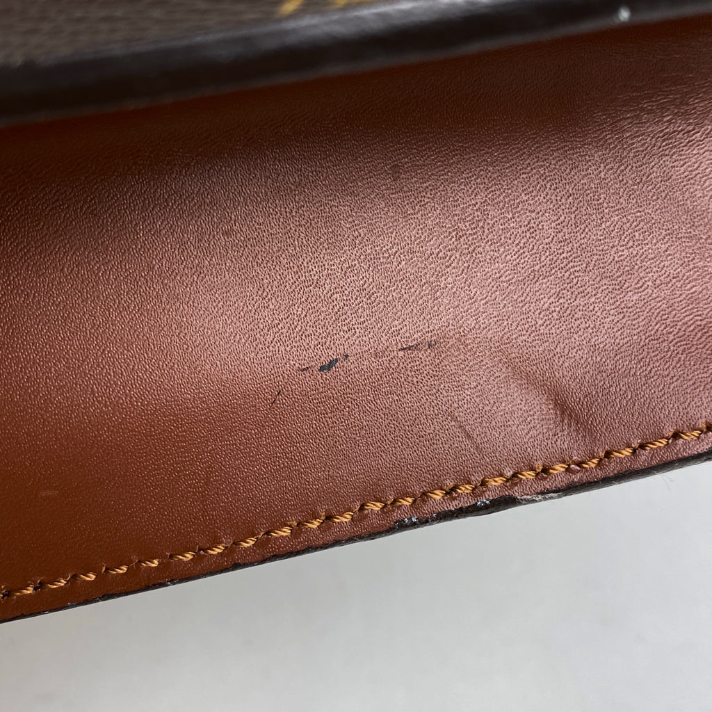 ルイ・ヴィトン モンソー 28 ショルダーバッグ 2WAY ハンドバッグ モノグラム ブラウン M51185 レディース 【中古】brbag