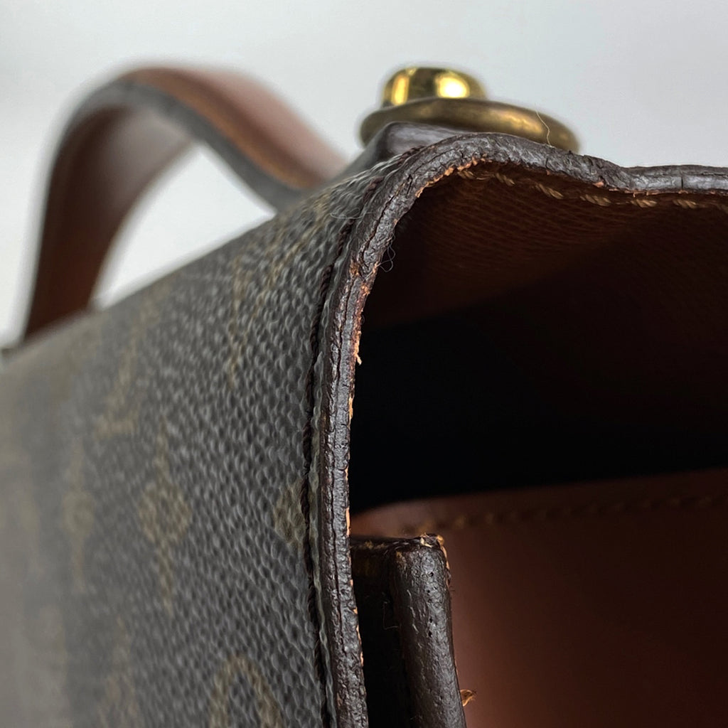 ルイ・ヴィトン モンソー 28 ショルダーバッグ 2WAY ハンドバッグ モノグラム ブラウン M51185 レディース 【中古】brbag