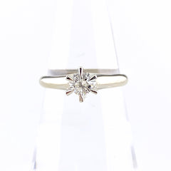 メレダイヤ デザインリング プラチナ 指輪 リング 10号 Pt900 ダイヤモンド レディース 【中古】nbjwl