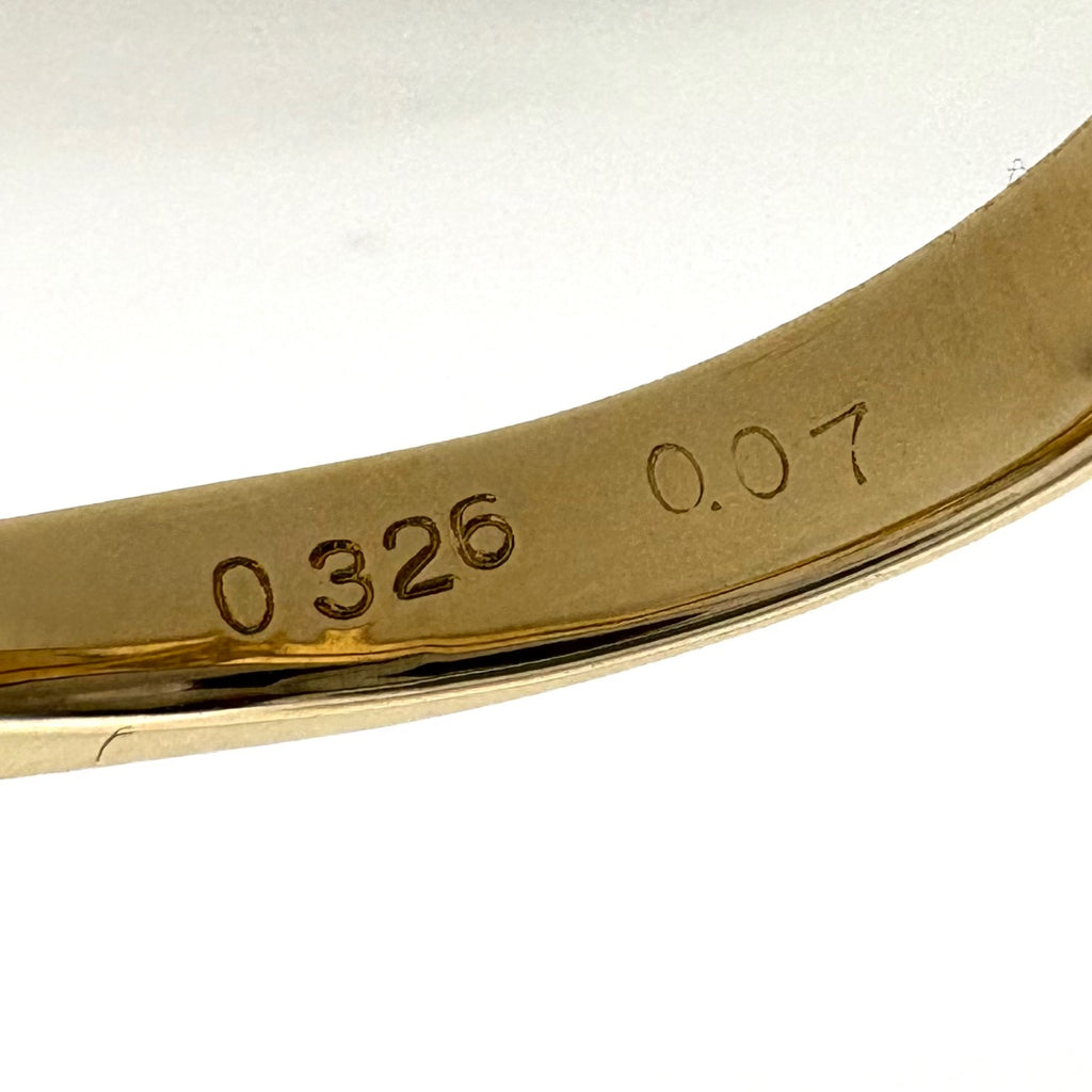 ハンドモチーフ デザインリング YG イエローゴールド 指輪 メレダイヤ リング 12.5号 K18 ダイヤモンド レディース 【中古】nbjwl