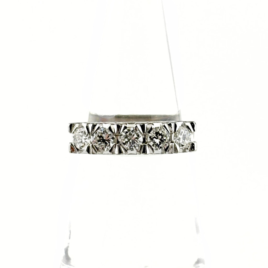 メレダイヤ デザインリング プラチナ 指輪 リング 12号 Pt900 ダイヤモンド レディース 【中古】nbjwl