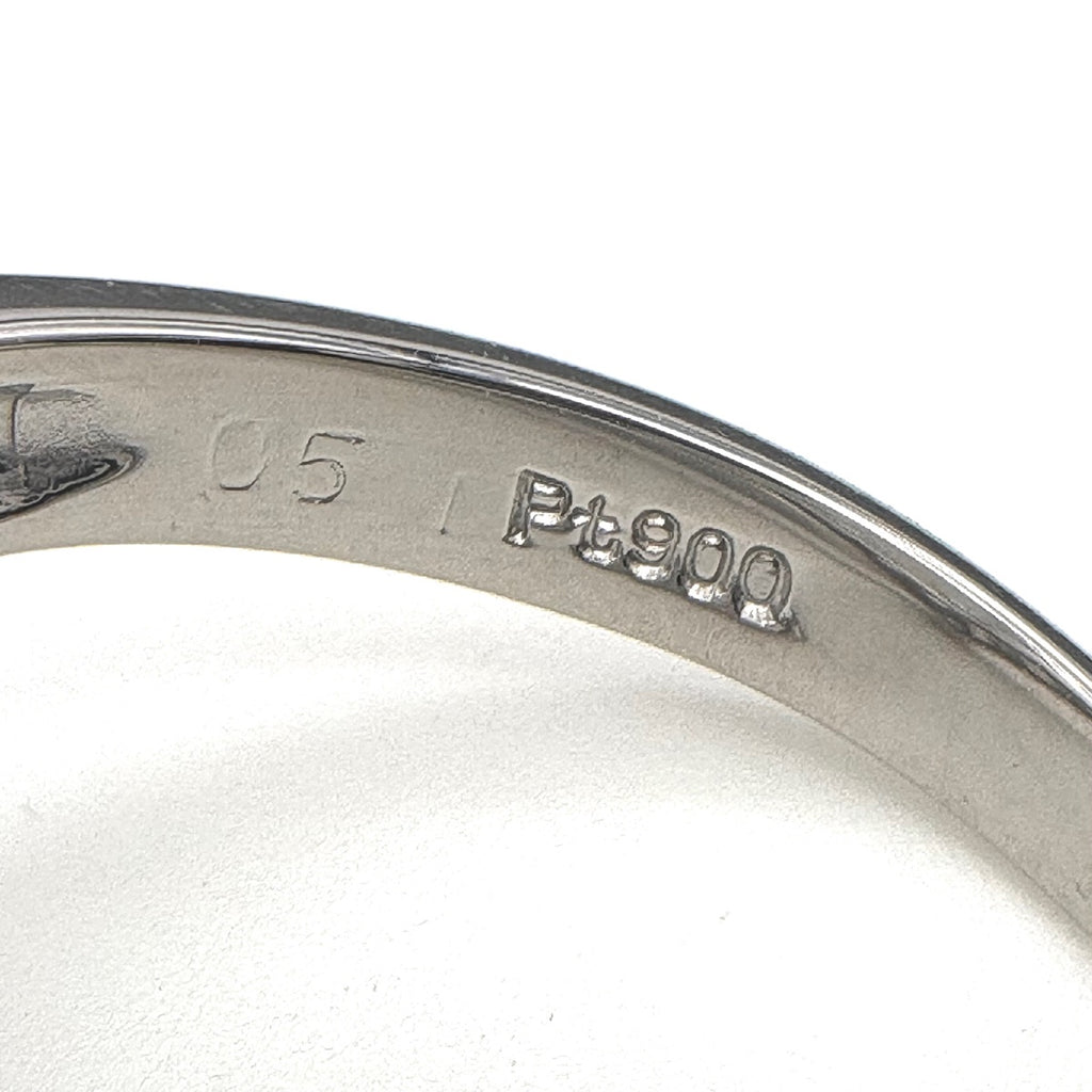 メレダイヤ デザインリング プラチナ 指輪 リング 10号 Pt900 ダイヤモンド レディース 【中古】nbjwl