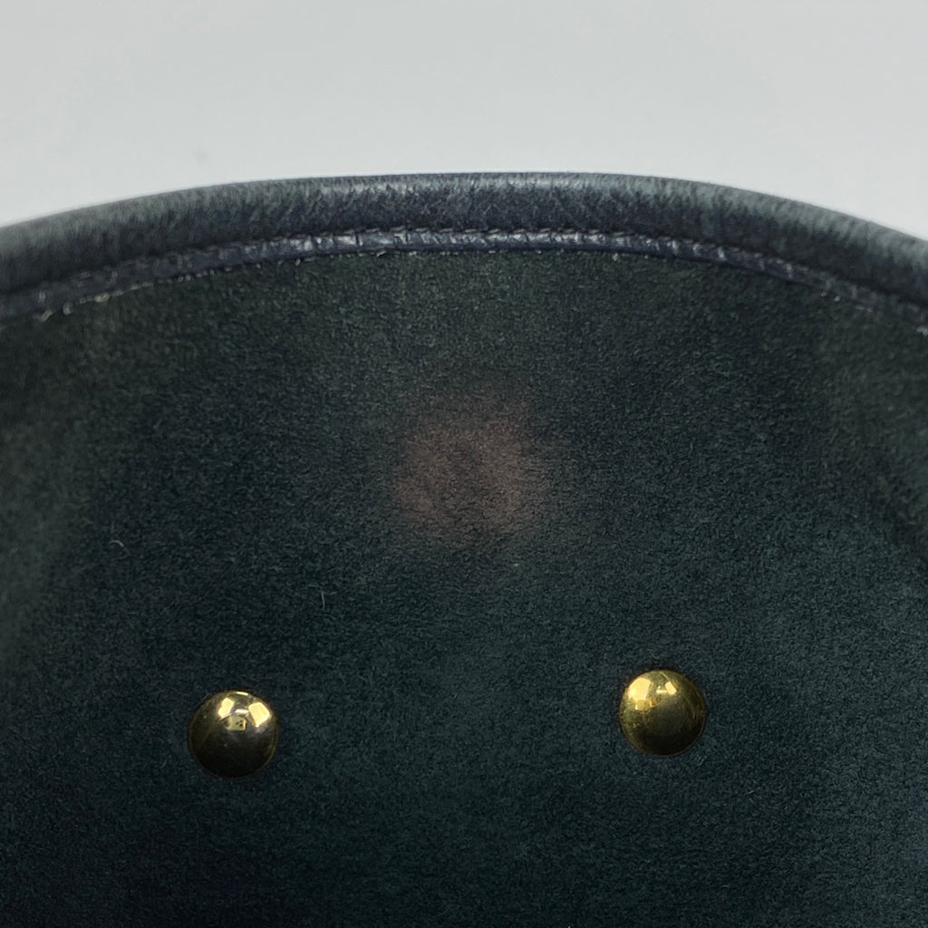 エルメス ロデオ ショルダーバッグ ロゴ 斜め掛け ショルダーバッグ レザー ブラック 〇N レディース 【中古】brbag