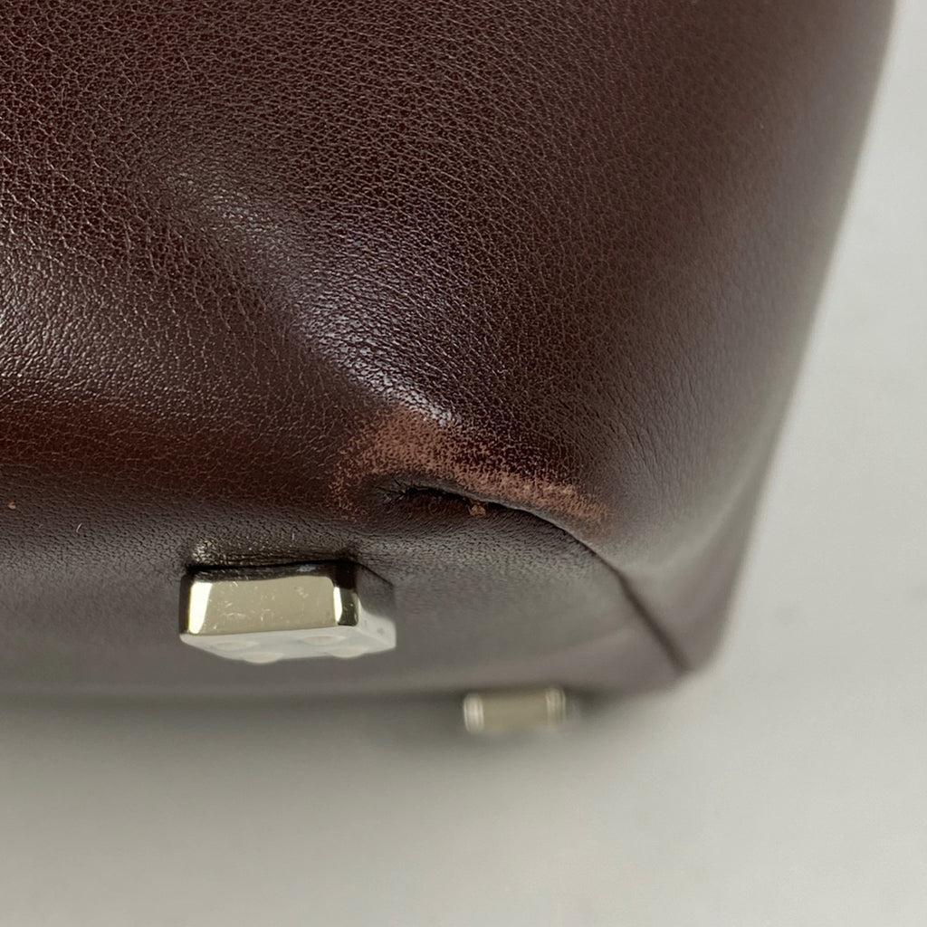 ロエベ アマソナ フスタ トートバッグ アナグラム ハンドバッグ トートバッグ レザー ブラウン レディース 【中古】brbag