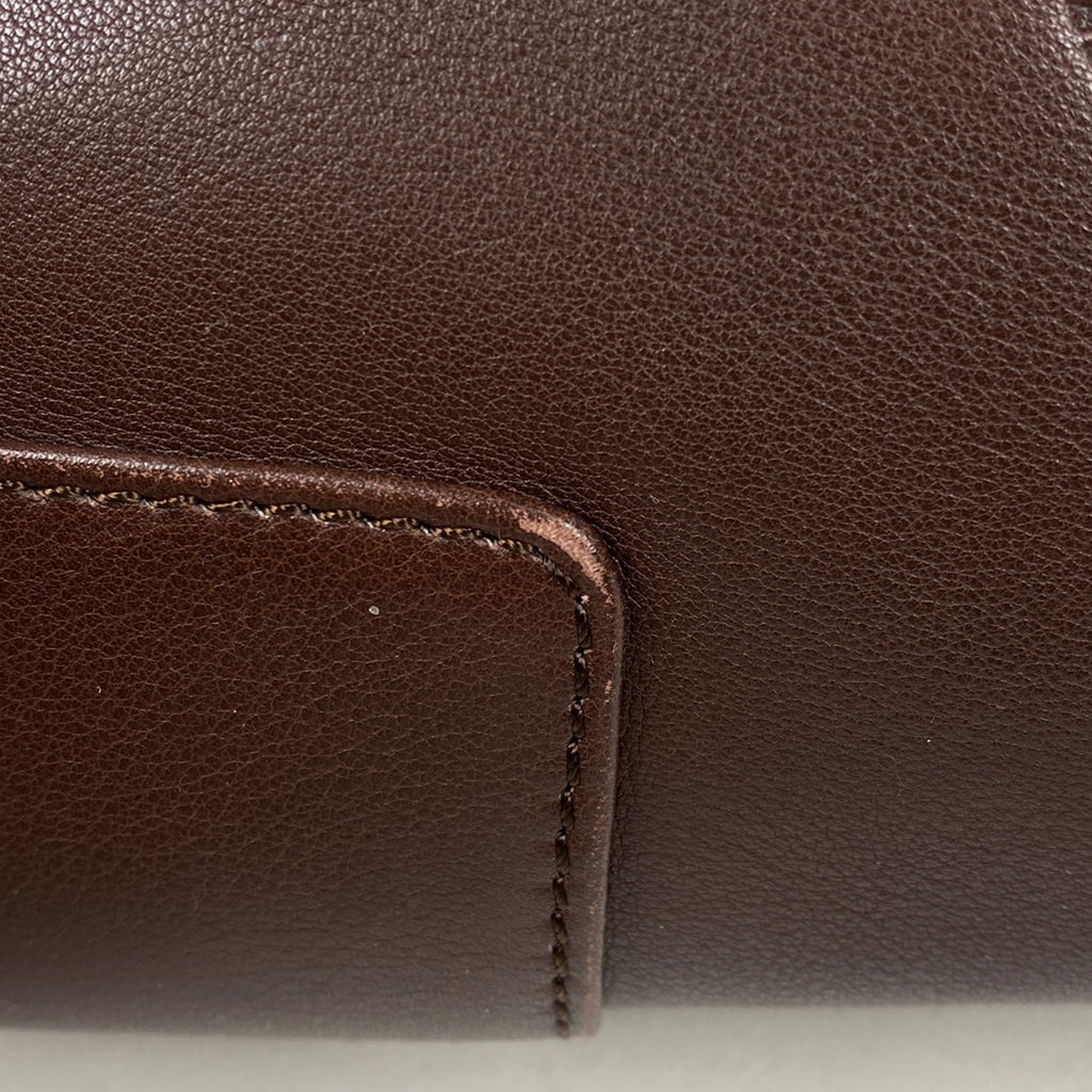 ロエベ アマソナ フスタ トートバッグ アナグラム ハンドバッグ トートバッグ レザー ブラウン レディース 【中古】brbag