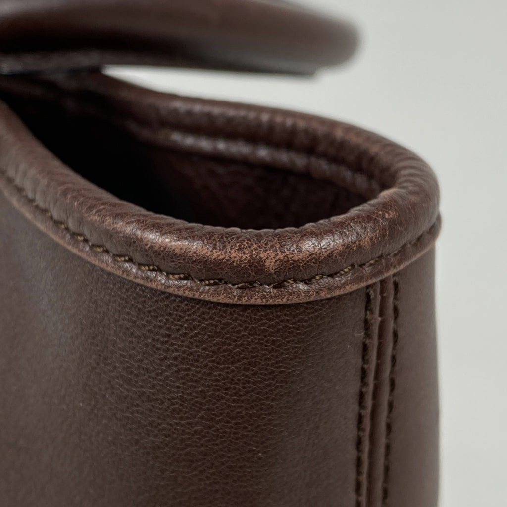 ロエベ アマソナ フスタ トートバッグ アナグラム ハンドバッグ トートバッグ レザー ブラウン レディース 【中古】brbag