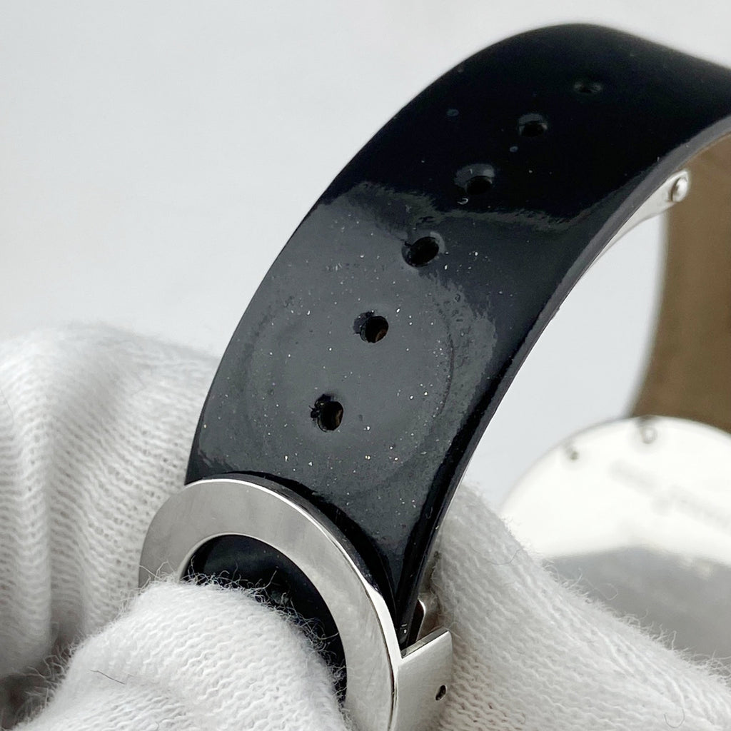 シャネル ラ・ロンド H0579 腕時計 SS レザー クォーツ ブラック レディース 【中古】wtcbb