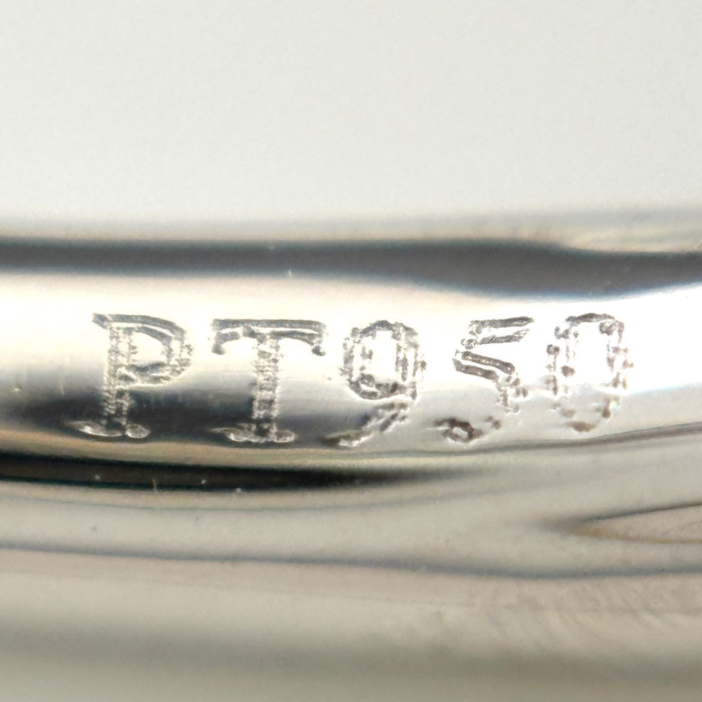 ティファニー ハーモニー リング プラチナ 指輪 メレダイヤ ソリティア ソリテール リング 7.5号 Pt950 ダイヤモンド レディース ブランドジュエリー 【中古】brjwl