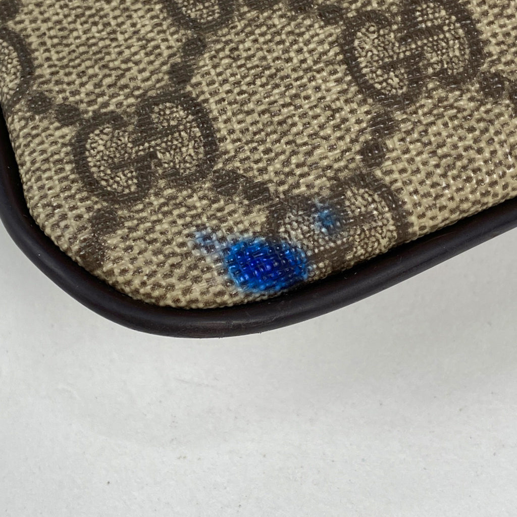 グッチ GG柄 ショルダーバッグ 斜め掛け ショルダーバッグ コーティングキャンバス ブラウン 201538 レディース 【中古】brbag