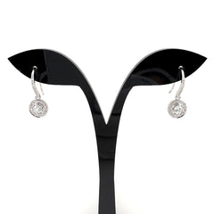 メレダイヤ デザインピアス プラチナ ピアス Pt900 ダイヤモンド レディース 【中古】nbjwl