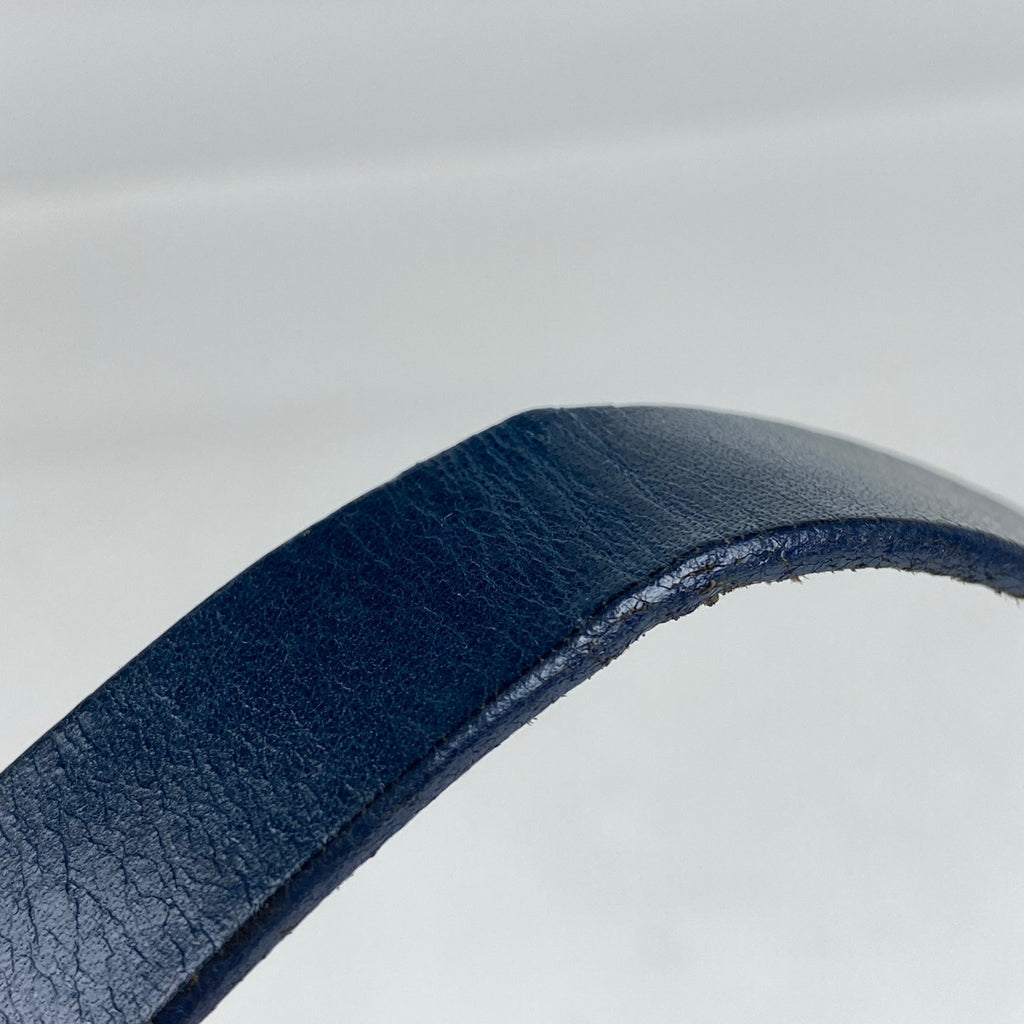 フェンディ ズッカ柄 マンマバゲット ハンドバッグ ワンショルダー 肩掛け ショルダーバッグ キャンバス ネイビー 26424 レディース 【中古】brbag