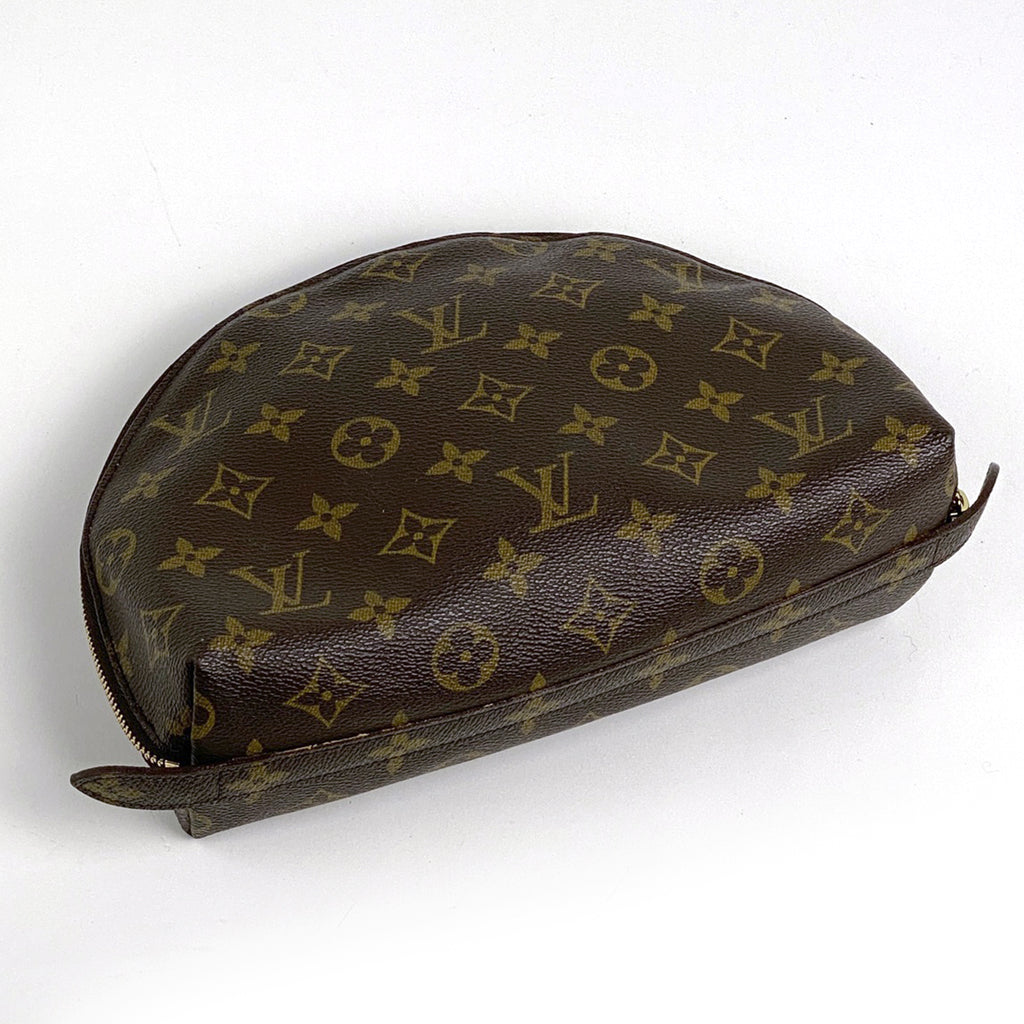 ルイ・ヴィトン トゥルース ドゥミロンド メイク コスメ 化粧ポーチ モノグラム ブラウン M47520 レディース 【中古】brbag