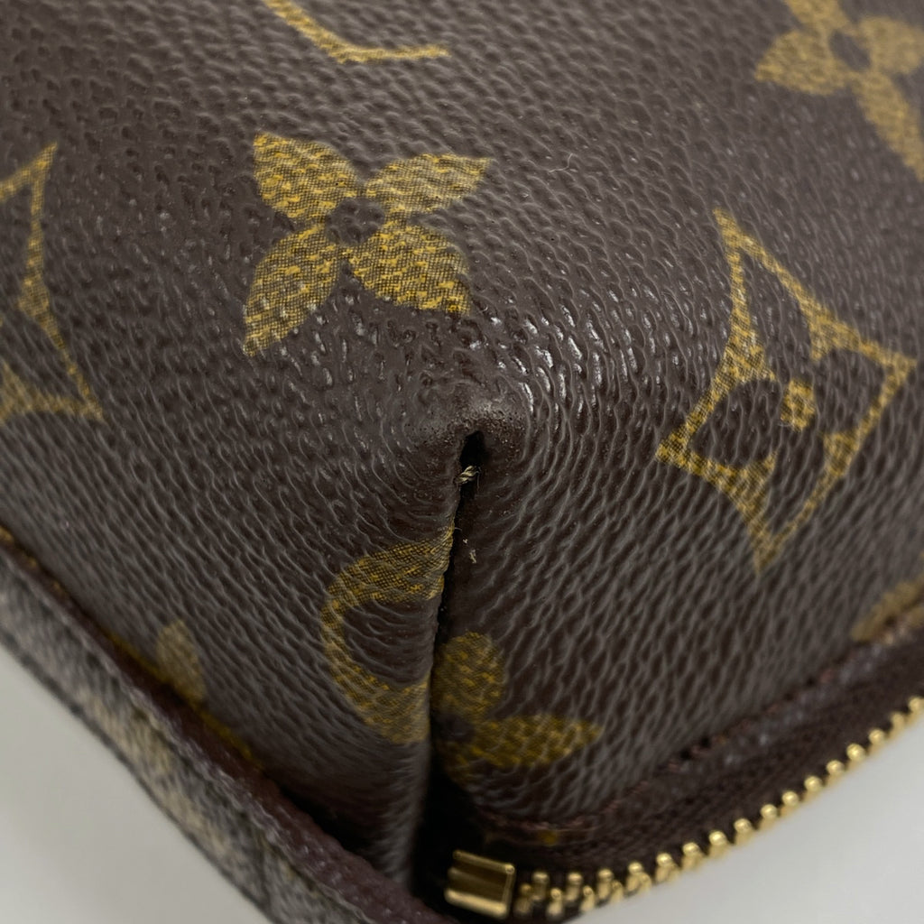 ルイ・ヴィトン トゥルース ドゥミロンド メイク コスメ 化粧ポーチ モノグラム ブラウン M47520 レディース 【中古】brbag