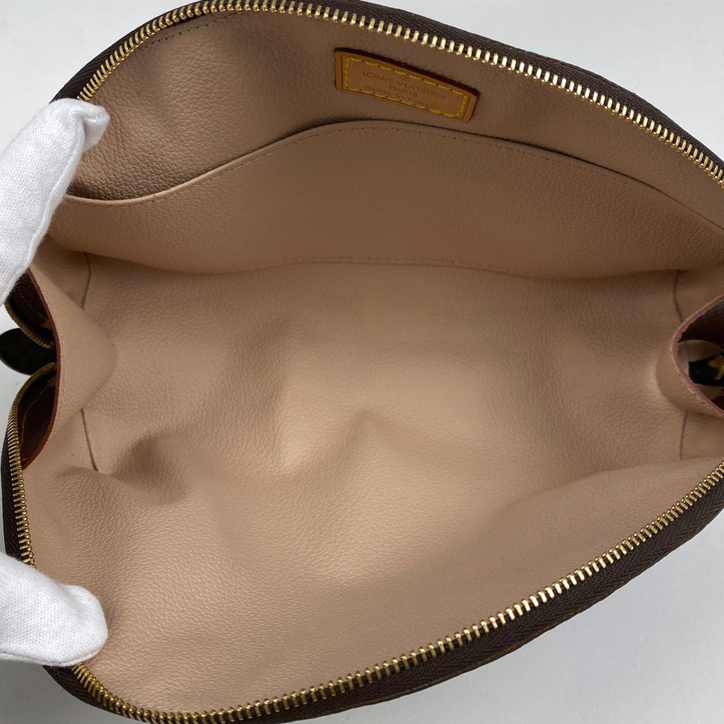 ルイ・ヴィトン トゥルース ドゥミロンド メイク コスメ 化粧ポーチ モノグラム ブラウン M47520 レディース 【中古】brbag