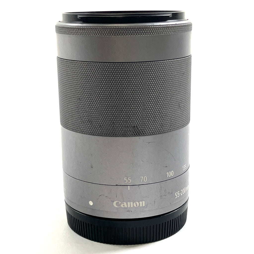 キヤノン Canon EF-M 55-200mm F4.5-6.3 IS STM シルバー 一眼カメラ用レンズ（オートフォーカス） 【中古】cambb
