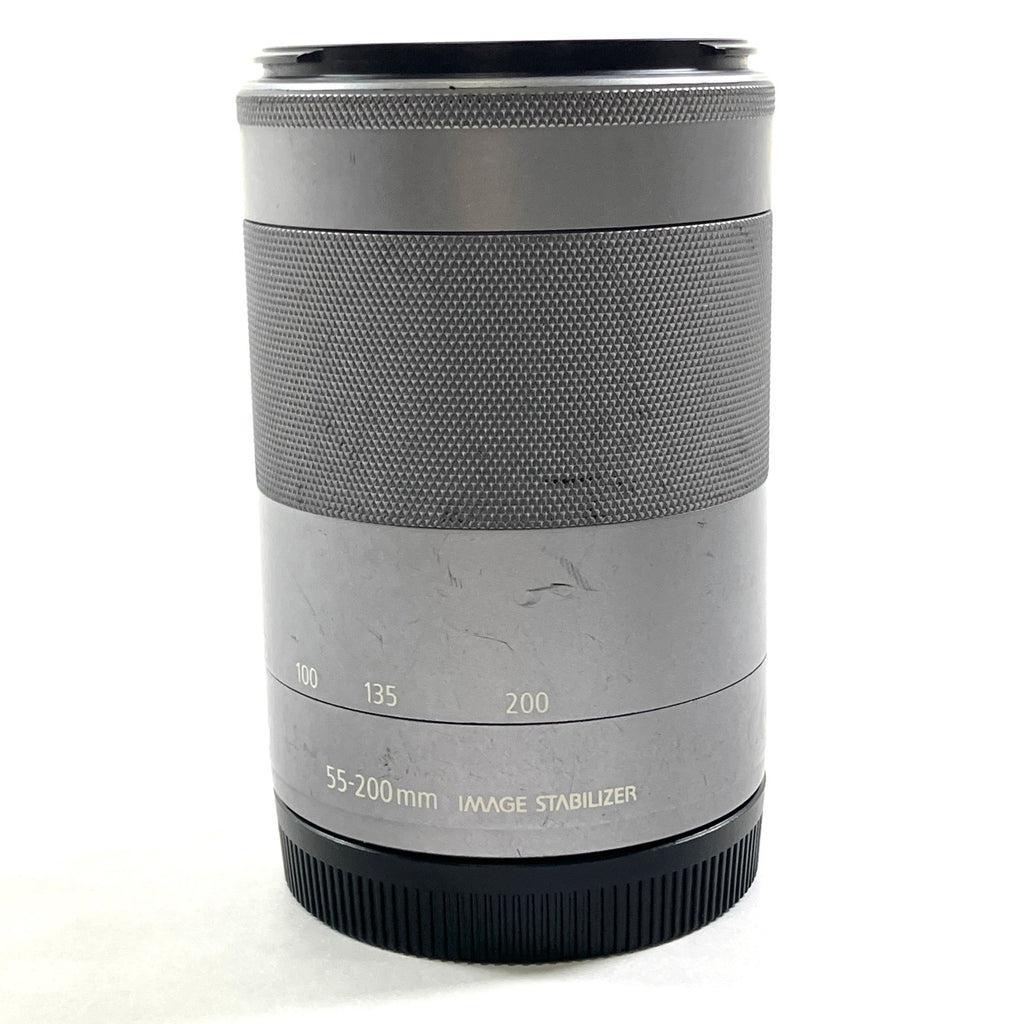 キヤノン Canon EF-M 55-200mm F4.5-6.3 IS STM シルバー 一眼カメラ用レンズ（オートフォーカス） 【中古】cambb