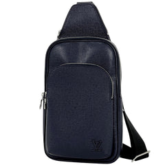 ルイ・ヴィトン アヴェニュー スリングバッグ 肩掛け ボディバッグ タイガ ブルーミニュイ M30971 メンズ 【中古】brbag