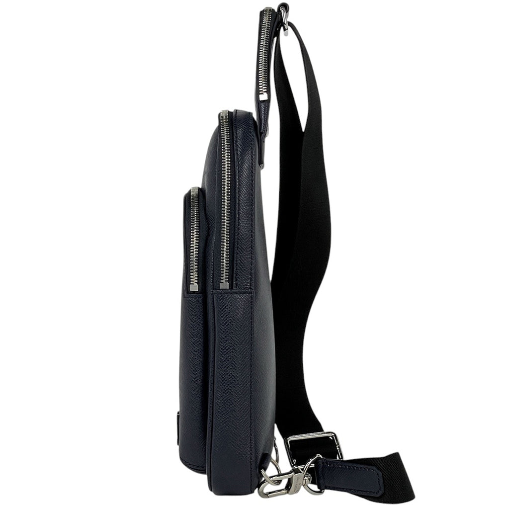 ルイ・ヴィトン アヴェニュー スリングバッグ 肩掛け ボディバッグ タイガ ブルーミニュイ M30971 メンズ 【中古】brbag