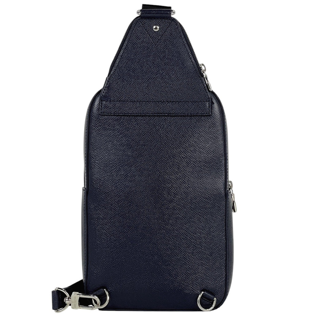 ルイ・ヴィトン アヴェニュー スリングバッグ 肩掛け ボディバッグ タイガ ブルーミニュイ M30971 メンズ 【中古】brbag