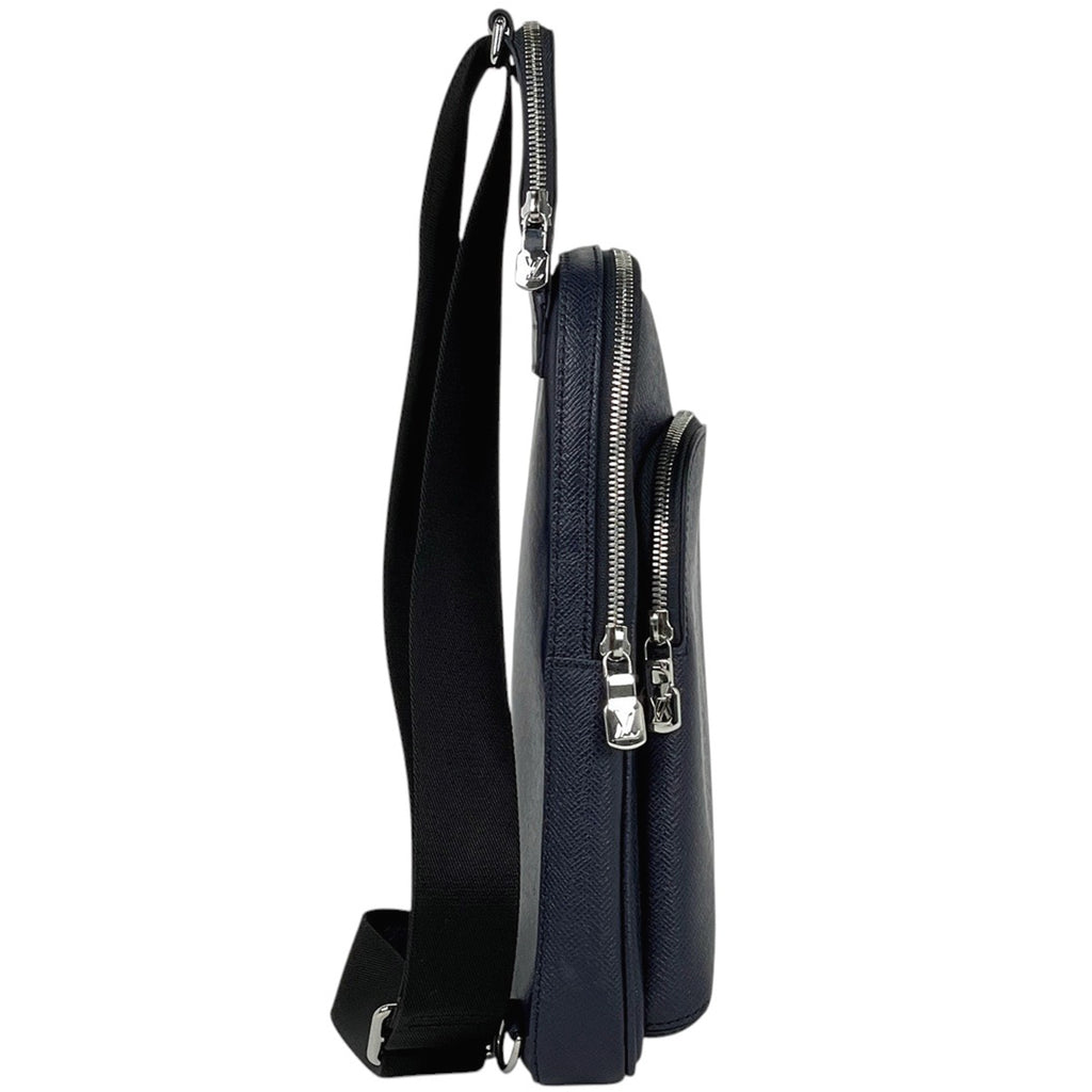 ルイ・ヴィトン アヴェニュー スリングバッグ 肩掛け ボディバッグ タイガ ブルーミニュイ M30971 メンズ 【中古】brbag