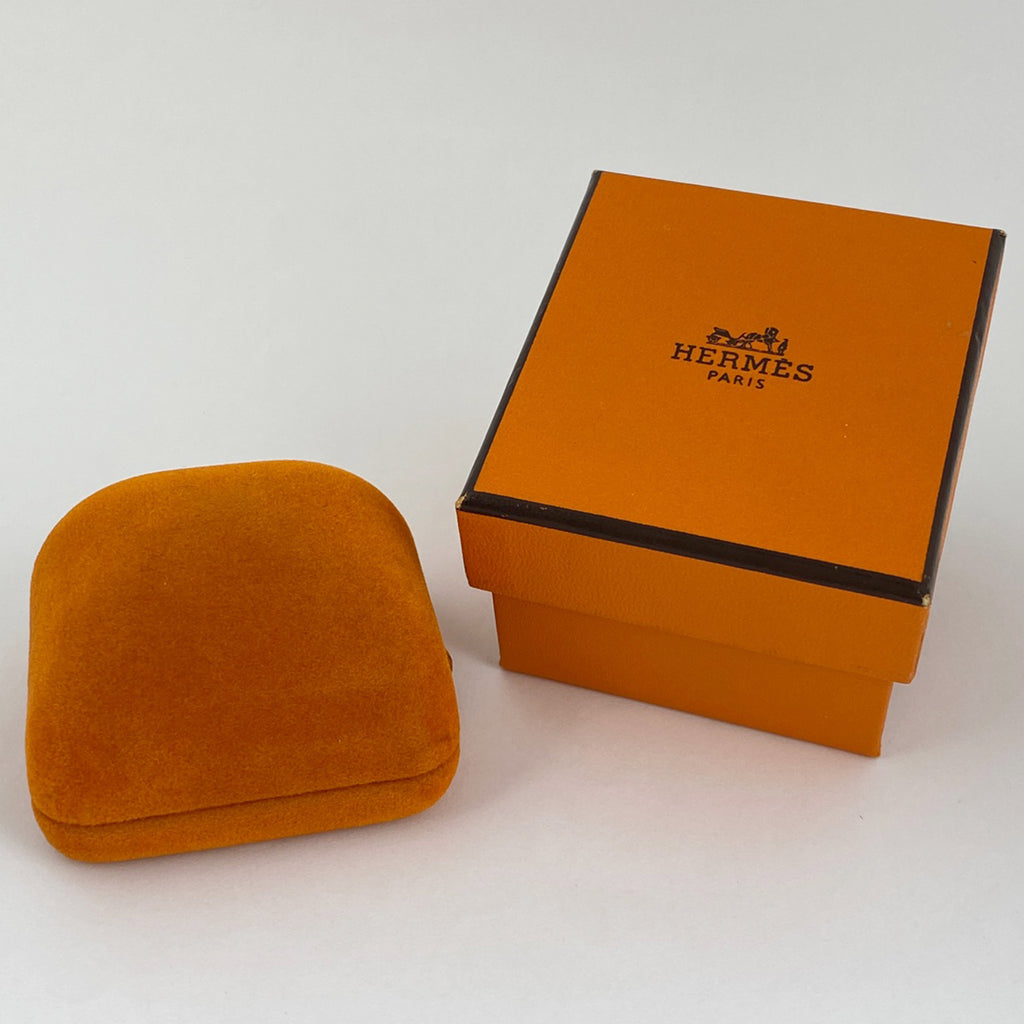 エルメス オランプ リング Hロゴ 指輪 リング 11号 メタル GP シルバー ゴールド レディース 【中古】bracc