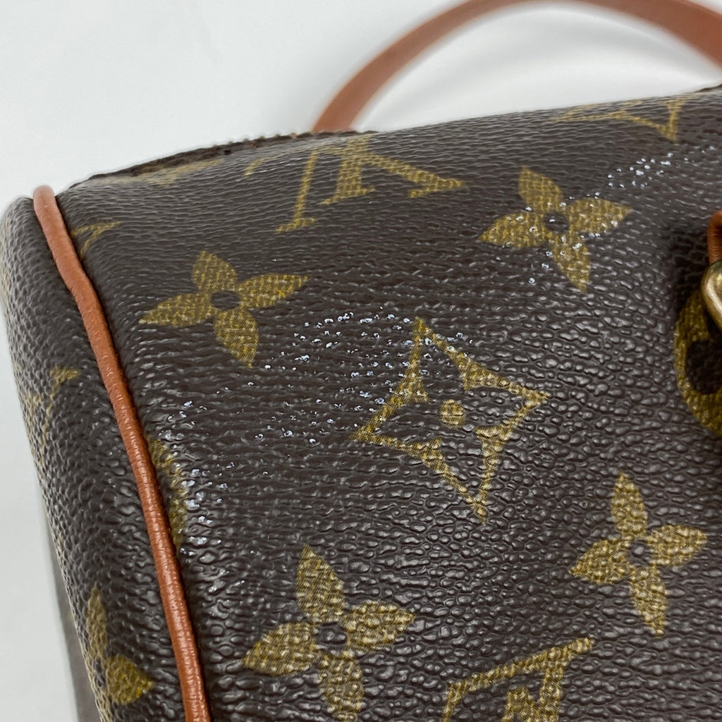 ルイ・ヴィトン パピヨン 30 バレルバッグ 筒型 旧旧型 ハンドバッグ モノグラム ブラウン M51365 レディース 【中古】brbag