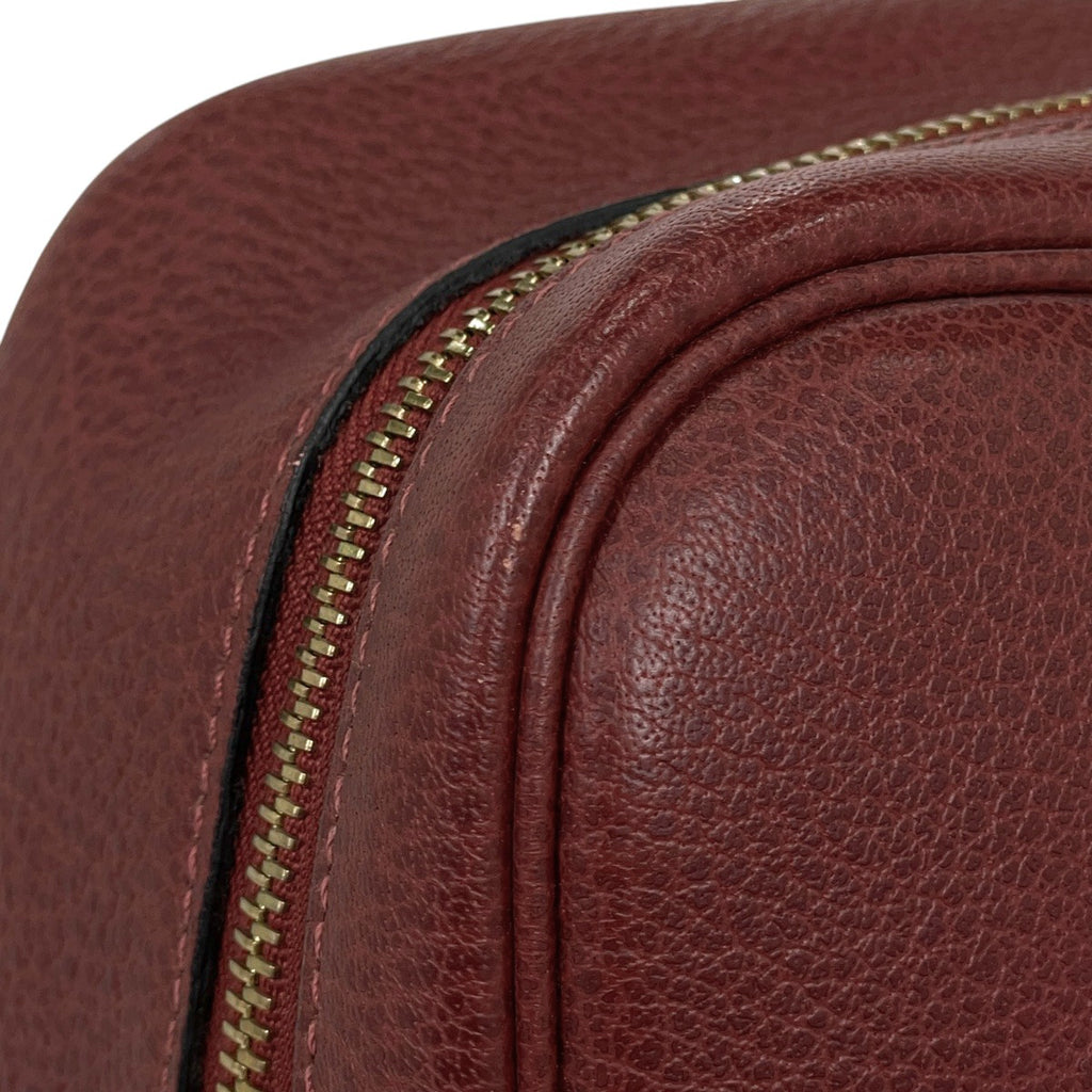 エルメス ヴィクトリア 45 ブリーフケース ハンドバッグ ビジネスバッグ クリノラン ルージュアッシュ □G レディース 【中古】brbag