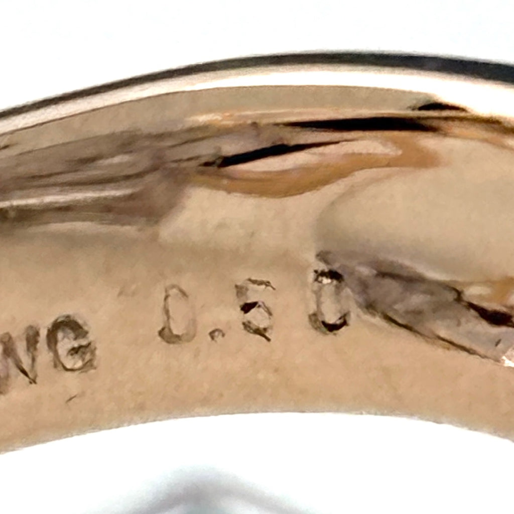 フラワーモチーフ デザインリング WG ホワイトゴールド PG ピンクゴールド 指輪 メレダイヤ 花 リング 13号 K18 WG ダイヤモンド レディース ノンブランドジュエリー 【中古】nbjwl