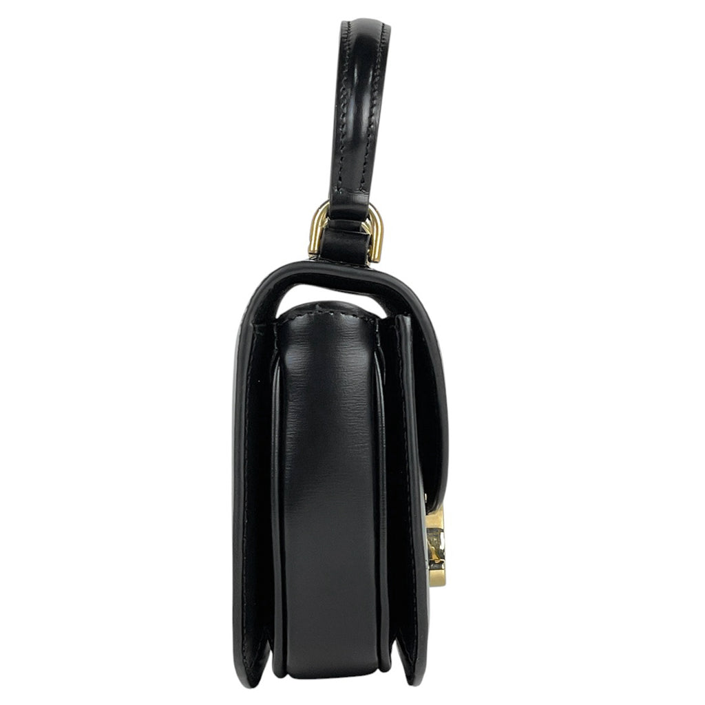 セリーヌ トリオンフ ハンドバッグ ブザス 2WAY ショルダーバッグ ハンドバッグ レザー ブラック レディース 【中古】brbag