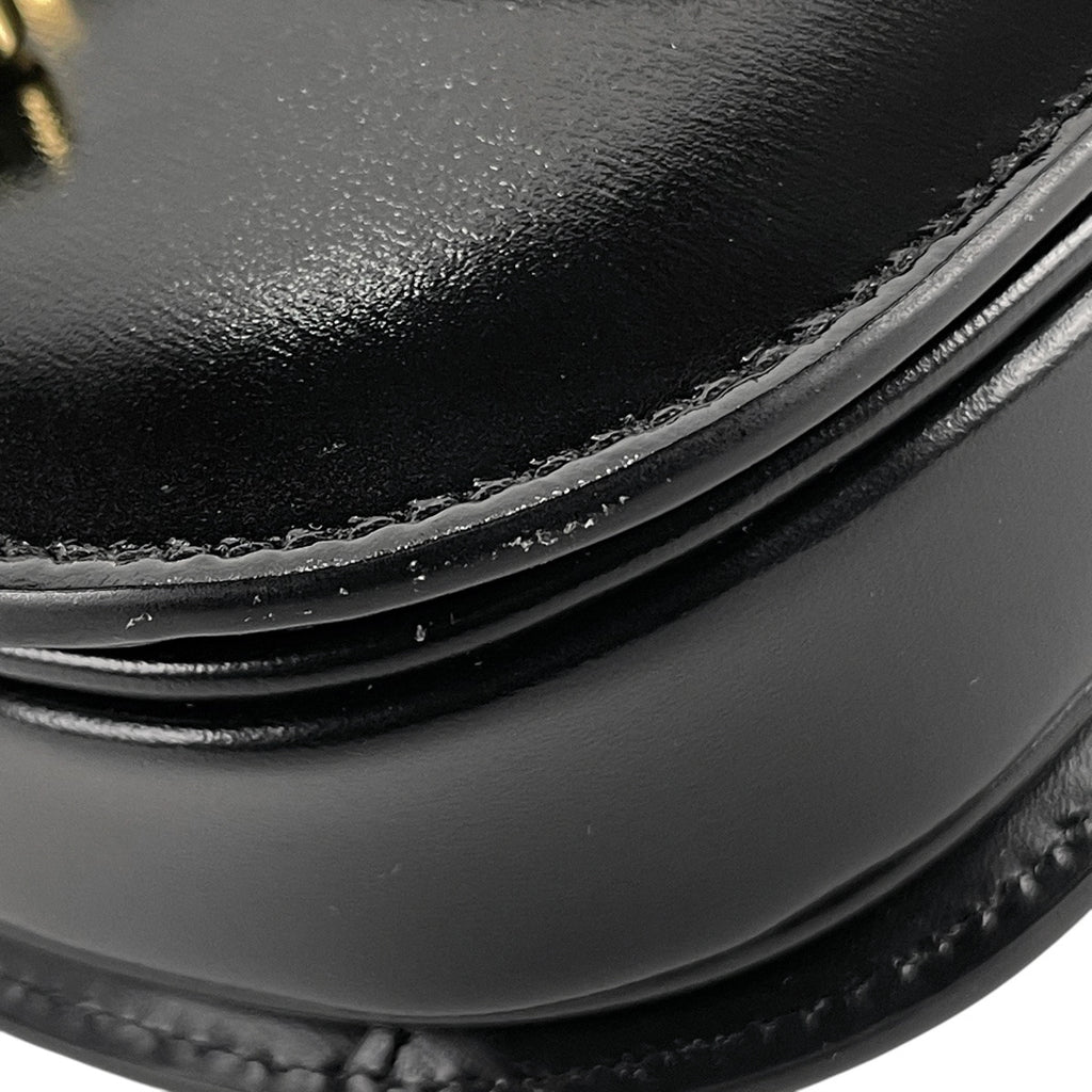 セリーヌ トリオンフ ハンドバッグ ブザス 2WAY ショルダーバッグ ハンドバッグ レザー ブラック レディース 【中古】brbag