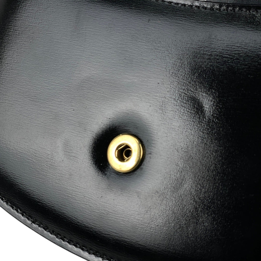 セリーヌ トリオンフ ハンドバッグ ブザス 2WAY ショルダーバッグ ハンドバッグ レザー ブラック レディース 【中古】brbag