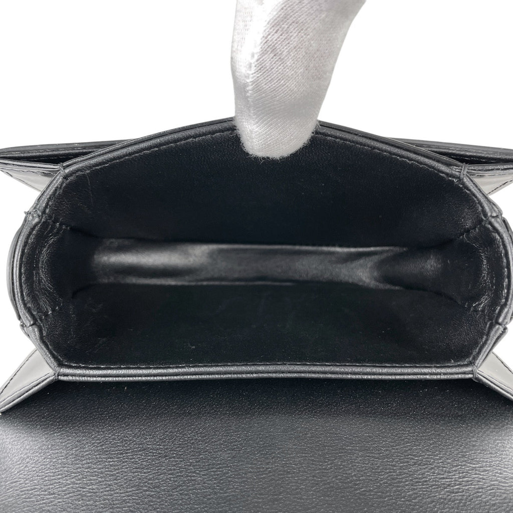 セリーヌ トリオンフ ハンドバッグ ブザス 2WAY ショルダーバッグ ハンドバッグ レザー ブラック レディース 【中古】brbag