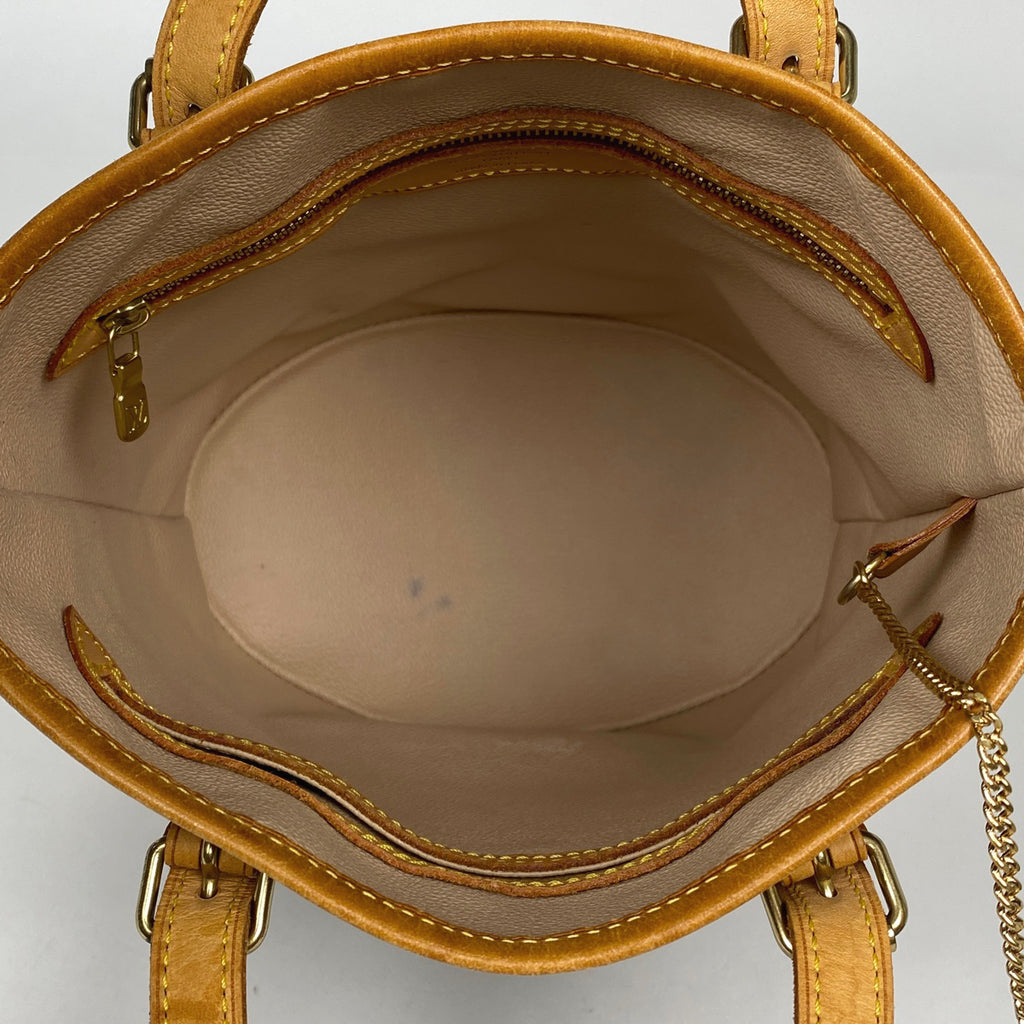 ルイ・ヴィトン プチ バケット PM ショルダーバッグ バケツ型 トートバッグ モノグラム ブラウン M42238 レディース 【中古】brbag