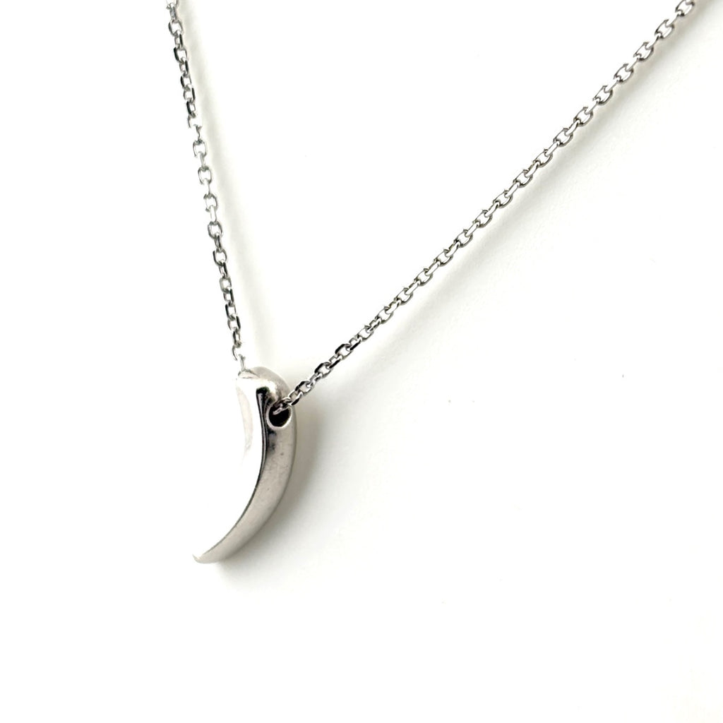 ウーヨンミ メレダイヤ デザインネックレス WG ホワイトゴールド ペンダント ネックレス K18 WG ダイヤモンド レディース ブランドジュエリー 【中古】brjwl