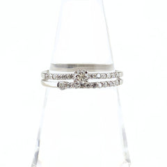 メレダイヤ デザインリング プラチナ 指輪 リング 11.5号 Pt900 ダイヤモンド レディース 【中古】nbjwl